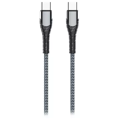 obrázek produktu Colorway Datový Kabel USB-C/ USB-C/ 3A/ Fast Charging 65W/ 2m/ Šedivý