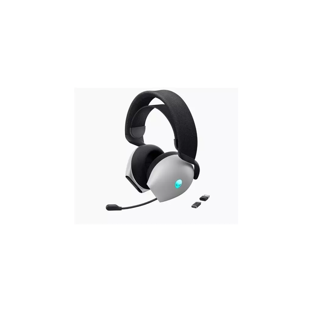 Obrázek produktu DELL bezdrátová náhlavní souprava  AW725H/ Wireless gaming Tri - mode Headset/ sluchátka + mikrofon/ bílá