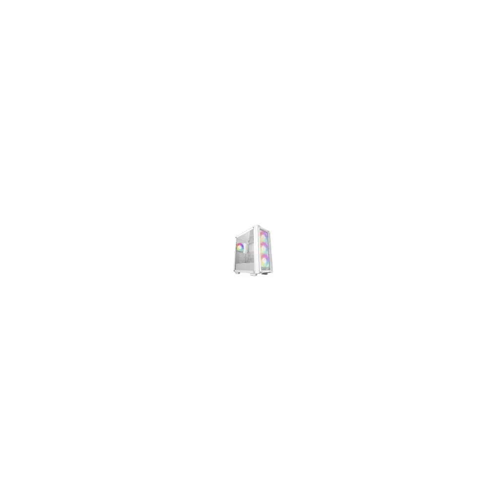 Obrázek produktu DEEPCOOL Case CC560 MESH V2 WH, ATX, ARGB, Průhledná bočnice, 4x120mm ventilátor, bílá