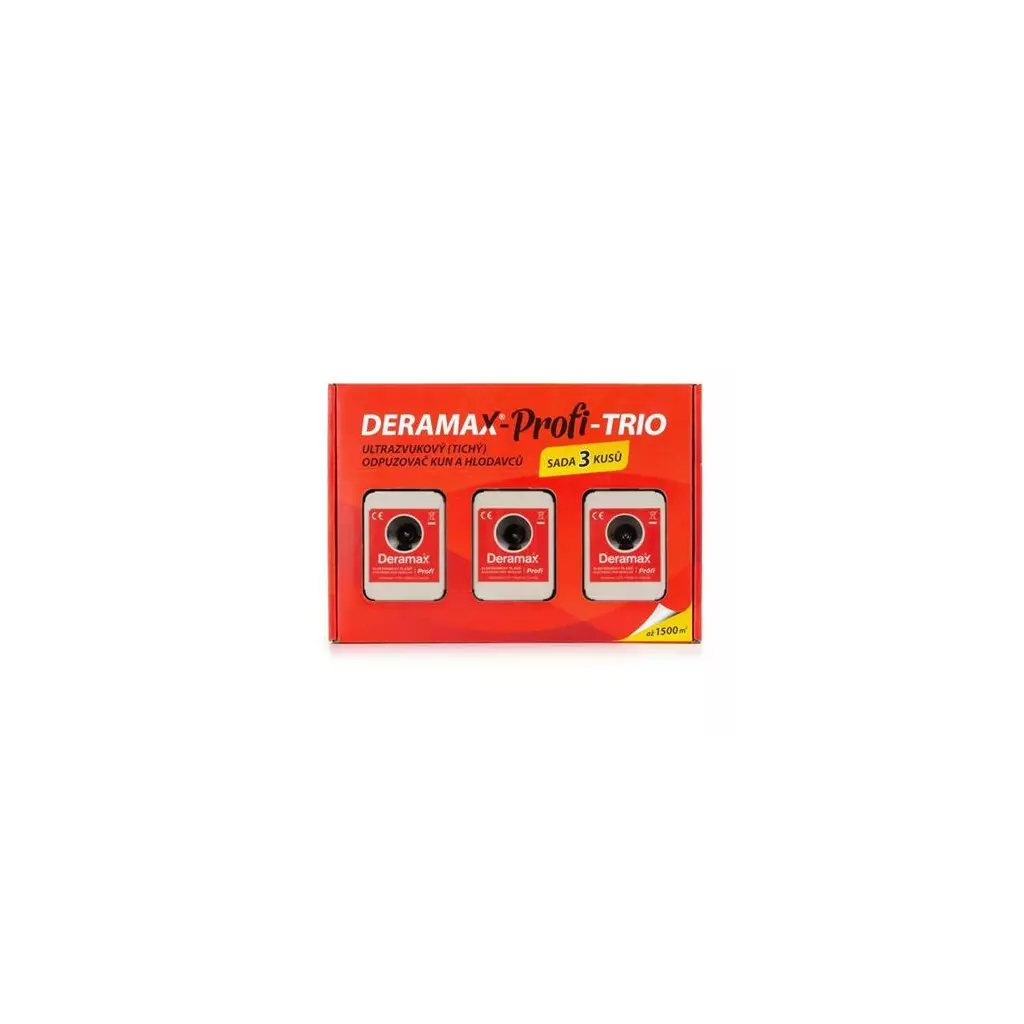 Obrázek produktu Deramax-Profi-Trio odpuzovač, sada plašičů kun a hlodavců