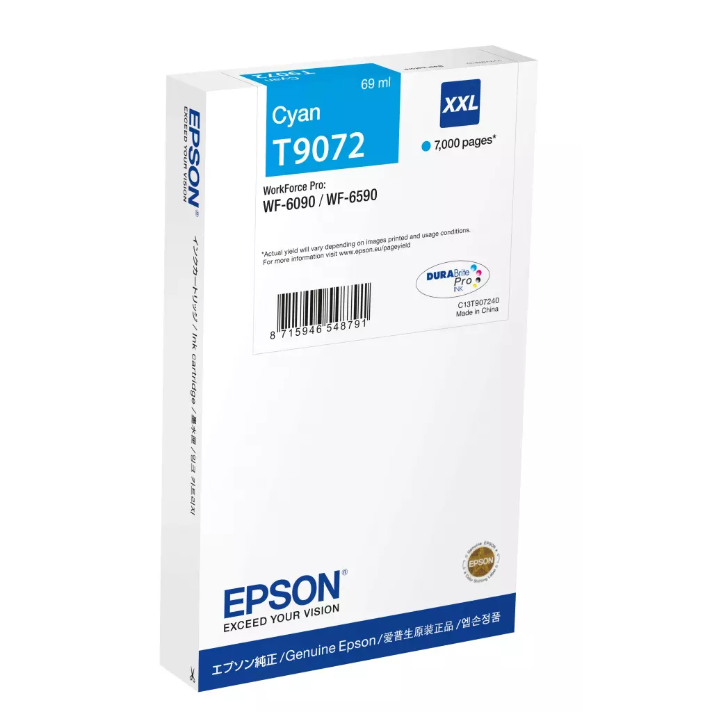 Obrázek produktu Epson WF-6xxx Ink Cartridge Cyan XL