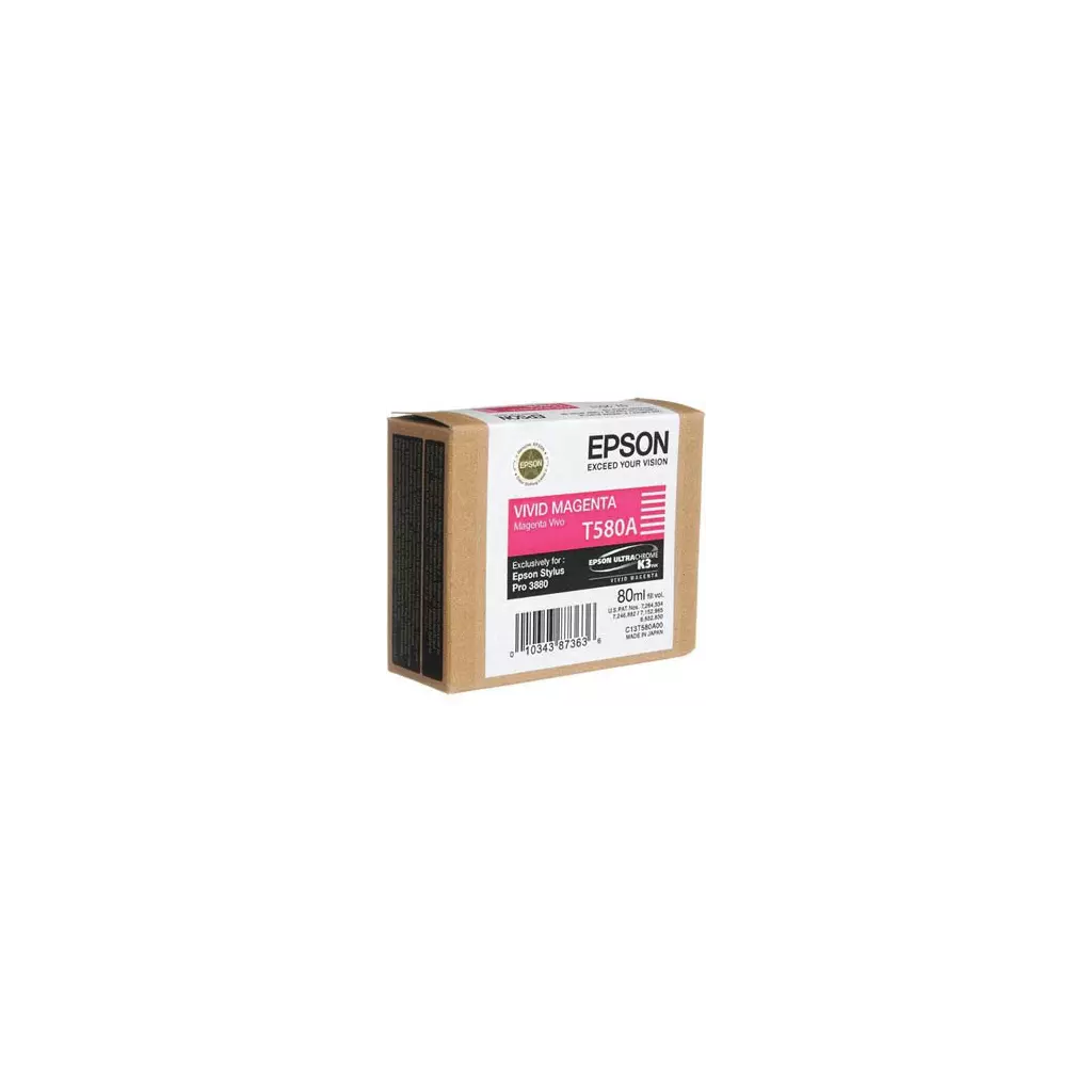 Obrázek produktu Epson T580A00 Vivid Magenta (80 ml) C13T580A00