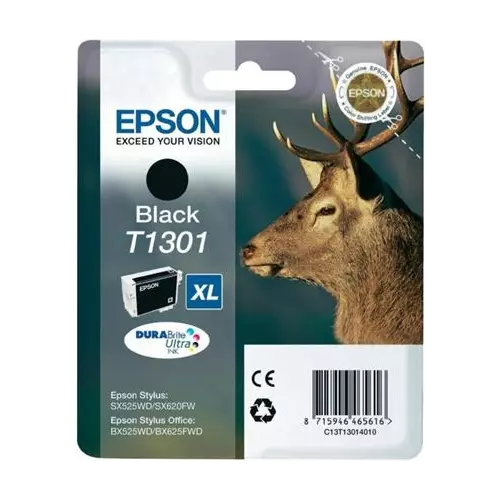 obrázek produktu Epson Singlepack Black T1301 DURABrite Ultra Ink C13T13014012