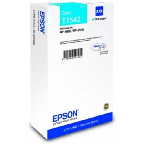 obrázek produktu Epson WF-8x90 Series Ink Cartridge XXL Cyan C13T754240
