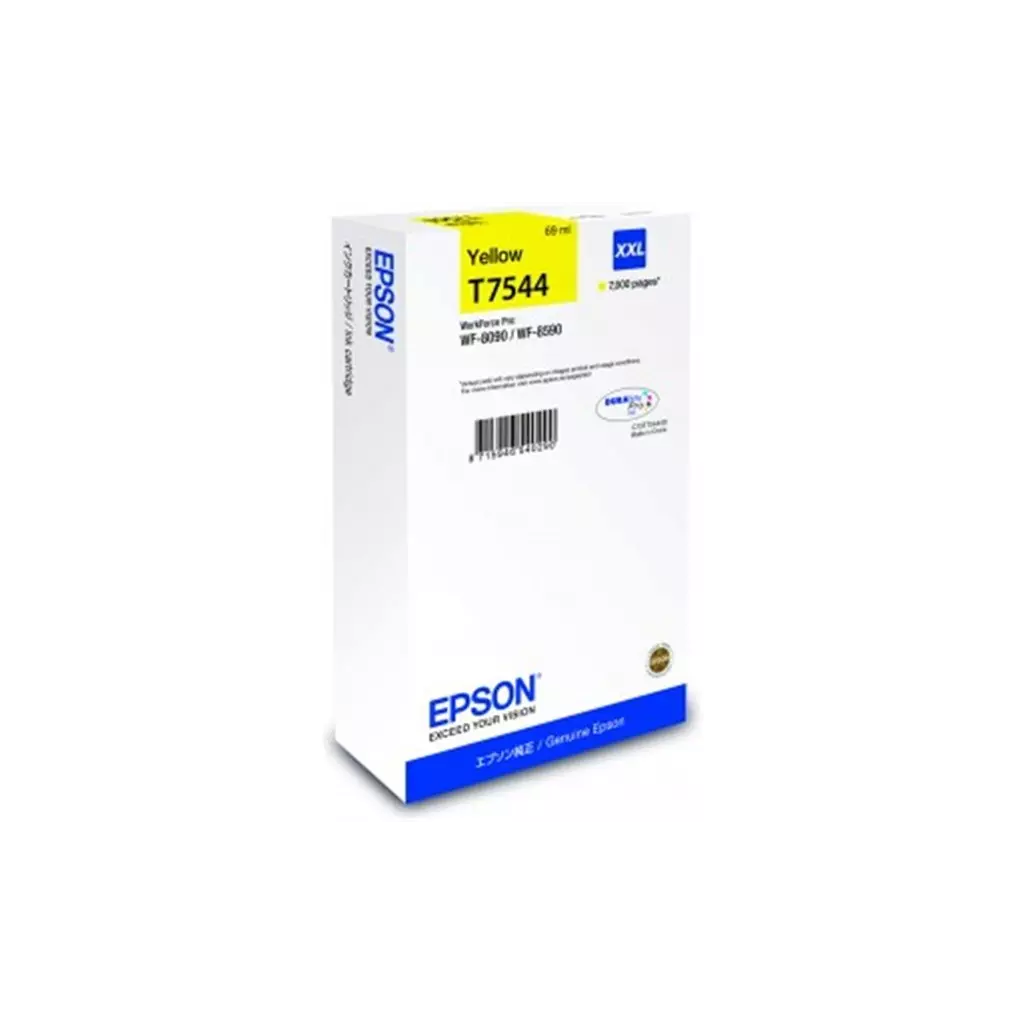 Obrázek produktu Epson WF-8x90 Series Ink Cartridge XXL Yellow C13T754440