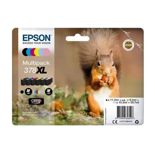 obrázek produktu Epson Multipack 6-colours 378 XL Claria C13T37984010 - originální