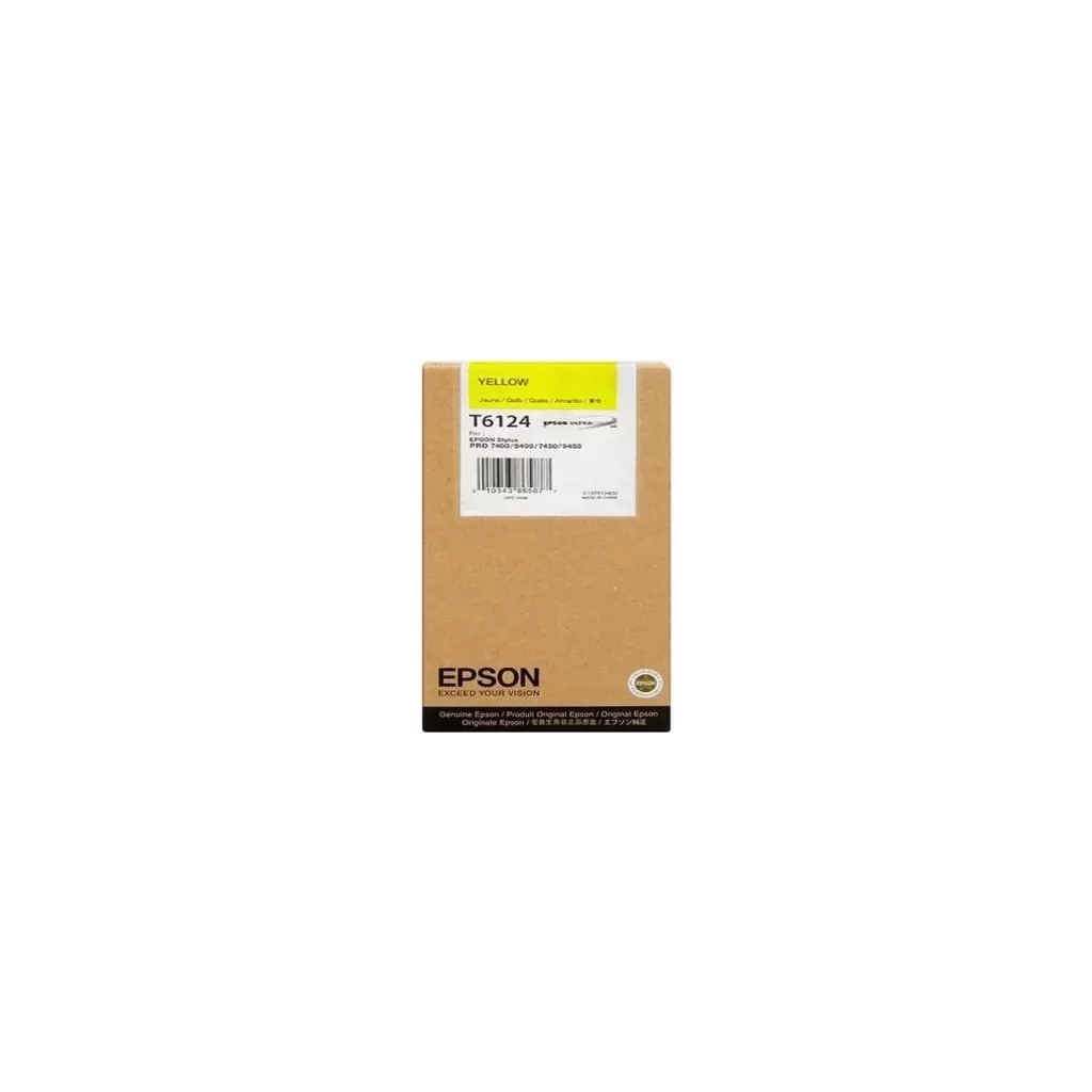 Obrázek produktu Epson originální ink C13T612400, yellow, 220ml