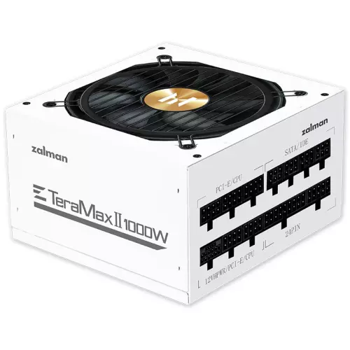 obrázek produktu Zalman zdroj ZM1000-TMX2 WH 1000W ATX3.0 active PFC modulární 80 Plus Gold bílý