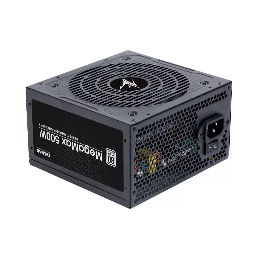 Obrázek produktu Zalman zdroj MegaMax 500W ATX akt. PFC 120mm ventilátor 80PLUS