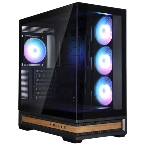 obrázek produktu Zalman skříň P40 Namu midT 4x120mm ARGB fan 2xUSB 3.0 USB-C panoramatická dřevěné doplňky černá