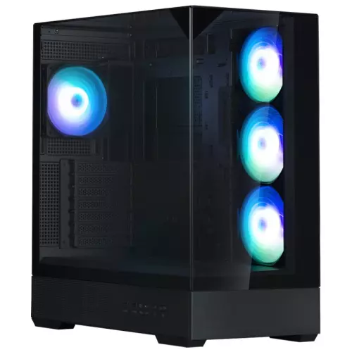 obrázek produktu Zalman skříň P40 Prism Plus midT 4x120mm ARGB fan 2xUSB 3.0 USB-C panoramatická černá