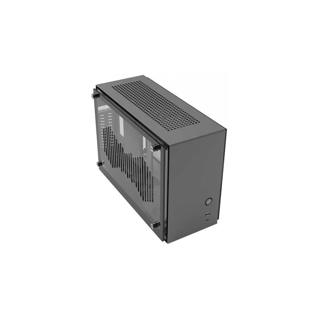 Obrázek produktu Zalman skříň M2 Mini / mini tower / ITX / 80 mm fan / USB 3.0 / USB 3.1 / riser card / prosklené bočnice / antracitová