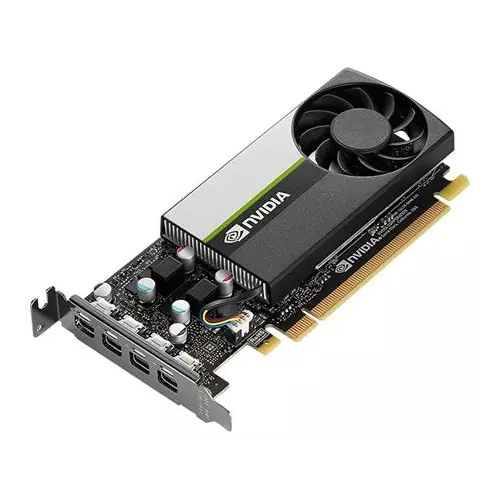 obrázek produktu PNY NVIDIA T1000 LowProfile / 4GB GDDR6 / PCI-E / 4x mDP / 1x LP bracket v balení