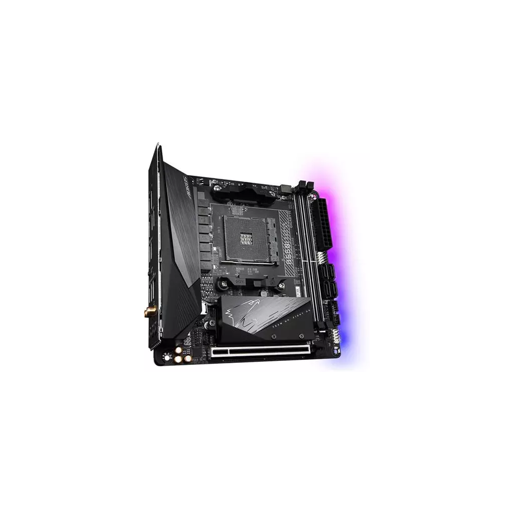 Obrázek produktu Gigabyte AM4 B550 I Aorus PRO AX, AMD B550I, 2 x DDR4, Wi-Fi, HDMI