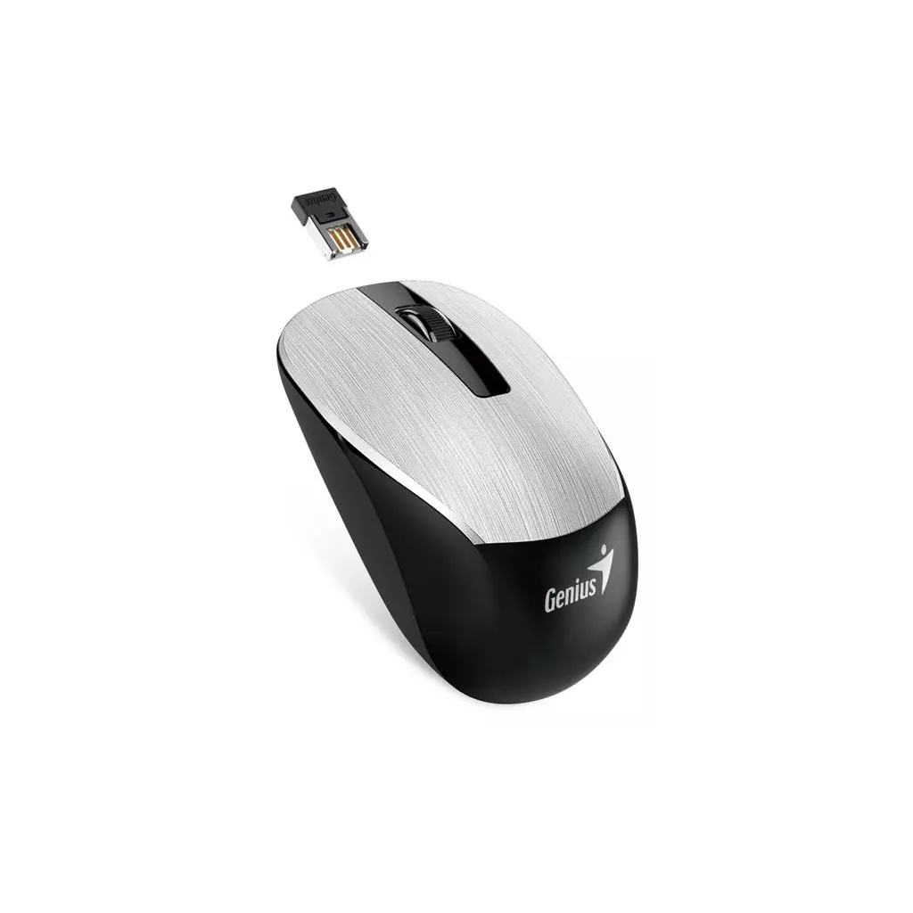 Obrázek produktu Genius NX-7015/ 1600 dpi/ Blue-Eye senzor/ bezdrátová/ stříbrná