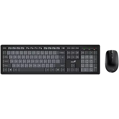 obrázek produktu Genius Smart KM-8200 Dual Color Bezdrátový set 2,4GHz mini receiver USB černošedá CZ+SK layout
