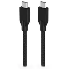 obrázek produktu Genius nabíjecí kabel ACC-C2CC-3A, 150cm, USB-C na USB-C, 3A, PD60W, opletený, černý