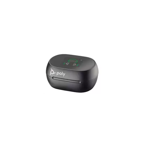 obrázek produktu HP Poly Voyager Free 60+ MS Teams bluetooth headset, BT700 USB-C adaptér, dotykové nabíjecí pouzdro, černá