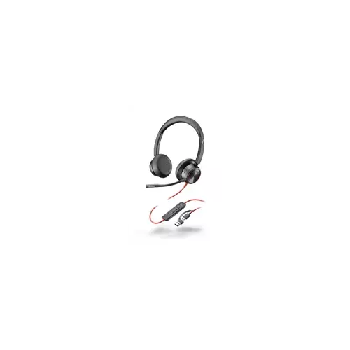 obrázek produktu HP Poly Blackwire 8225 MS Teams náhlavní souprava, USB-C A adaptér, stereo