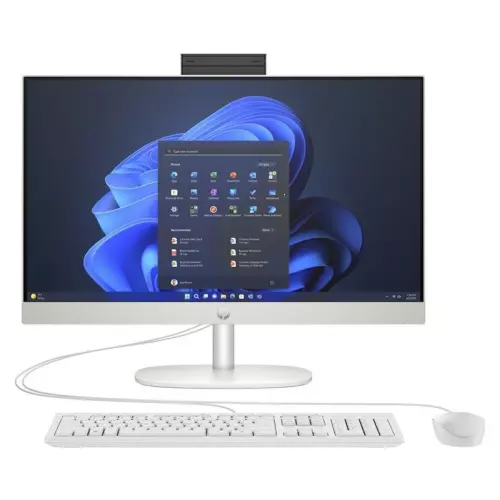obrázek produktu HP AIO ProOne 245 G10 AiO 23.8 NT Ryzen 3 7320U,8GB,512GB,Radeon 610M,WiFi 6+BT,klávesnice a myš,90W, bílá,HDMI,Win11Pro