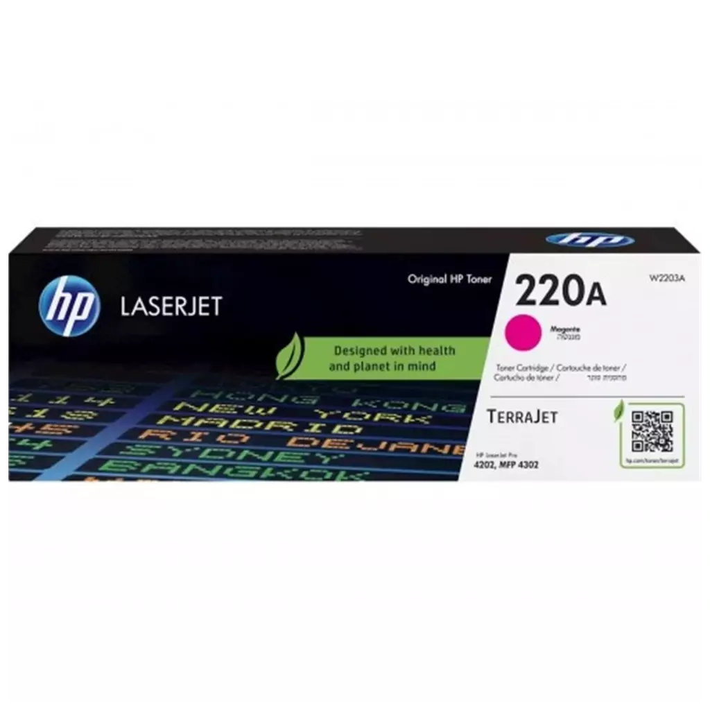 Obrázek produktu HP W2203A, magenta toner. kazeta HP LaserJet 220A