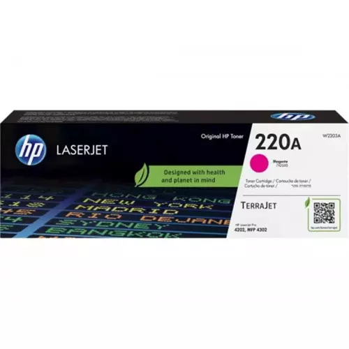 obrázek produktu HP W2203A, magenta toner. kazeta HP LaserJet 220A