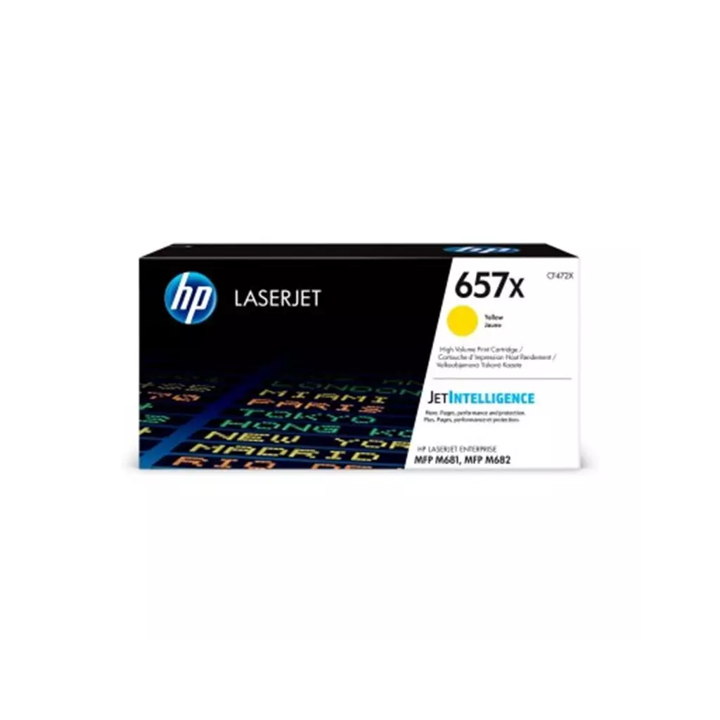 Obrázek produktu HP 657X High Yield žlutá LJ Cartridge, CF472X