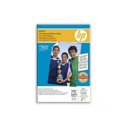 obrázek produktu HP Q8692A Advanced Photo Paper Glossy - papír lesklý, 10x15cm, 250g/m2, 100 listů