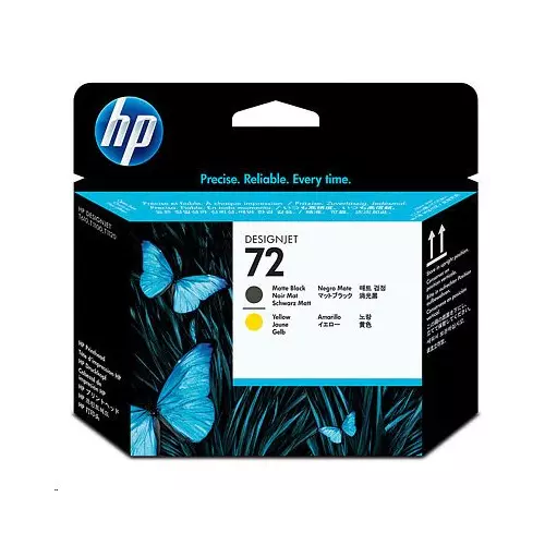 obrázek produktu HP 72 (C9384A, matná černá a žlutá)
