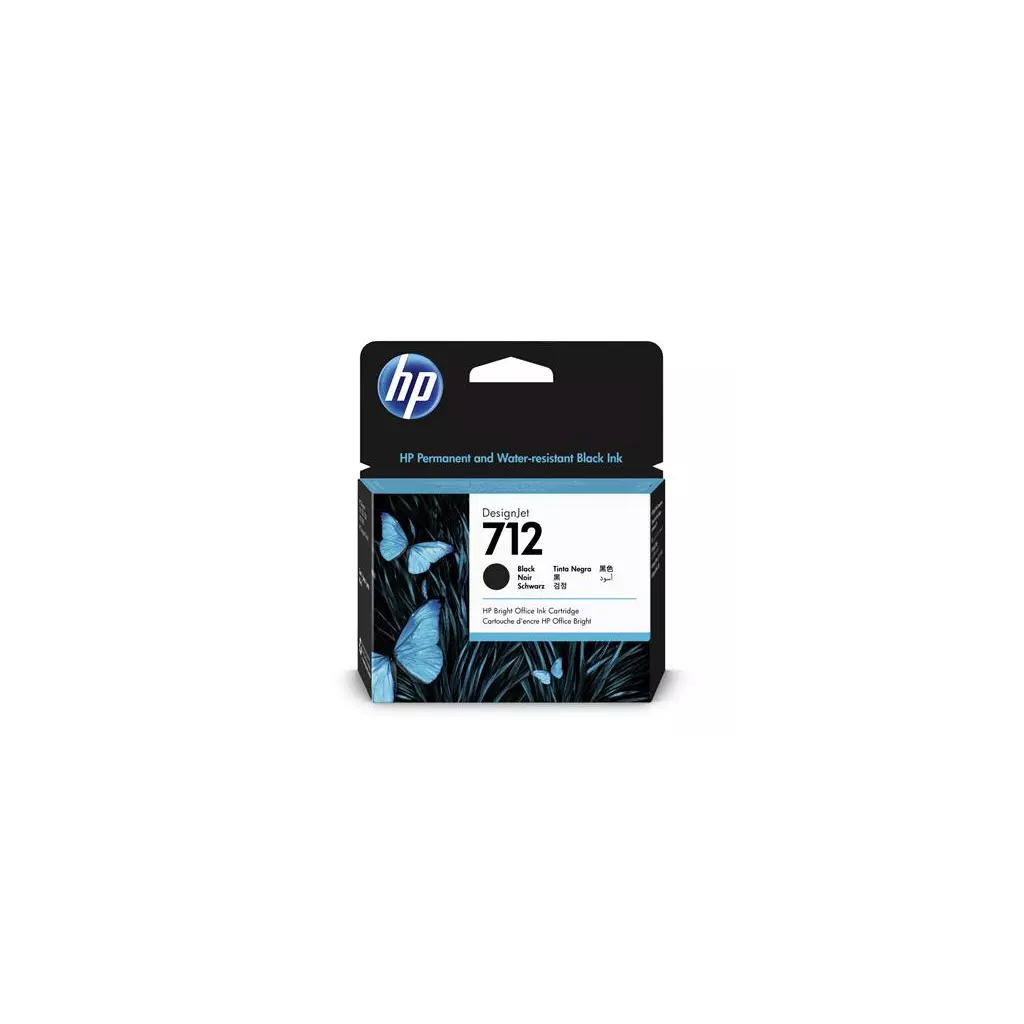 Obrázek produktu HP 712 80-ml Black DesignJet Ink Cartridge