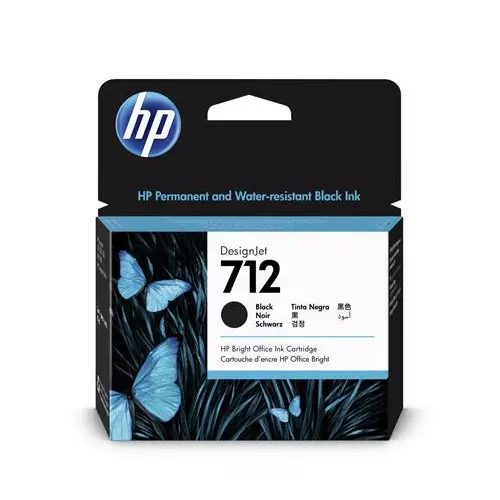 obrázek produktu HP 712 80-ml Black DesignJet Ink Cartridge