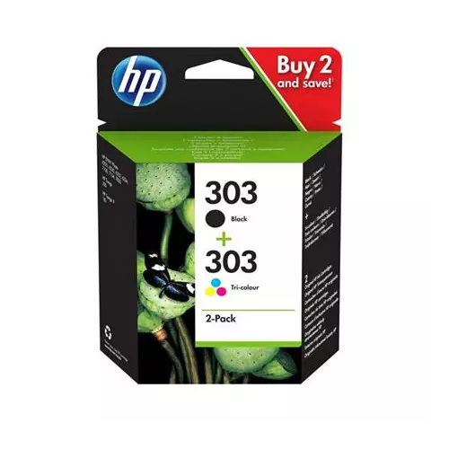 obrázek produktu HP 303 (3YM92AE, černá+barevná)