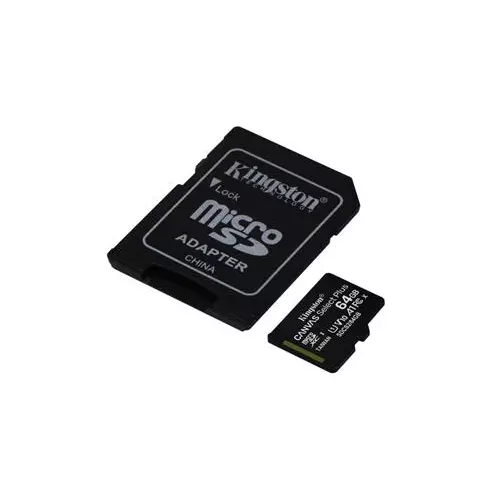 obrázek produktu Kingston Canvas Select Plus microSD 64 GB + SD adaptér