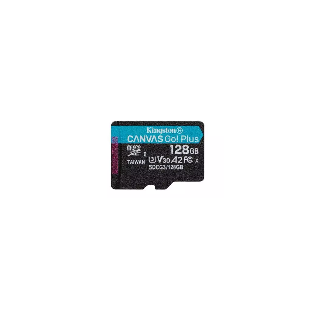 Obrázek produktu Kingston Canvas GO! Plus microSD 128 GB bez adaptéru