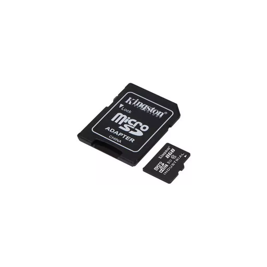 Obrázek produktu Kingston  8GB microSDHC Industrial C10 A1 pSLC s adaptérem