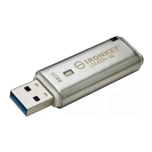 obrázek produktu Kingston Flash Disk IronKey 32GB IKLP50 Locker+ 50 AES USB, w/256bit Encryption