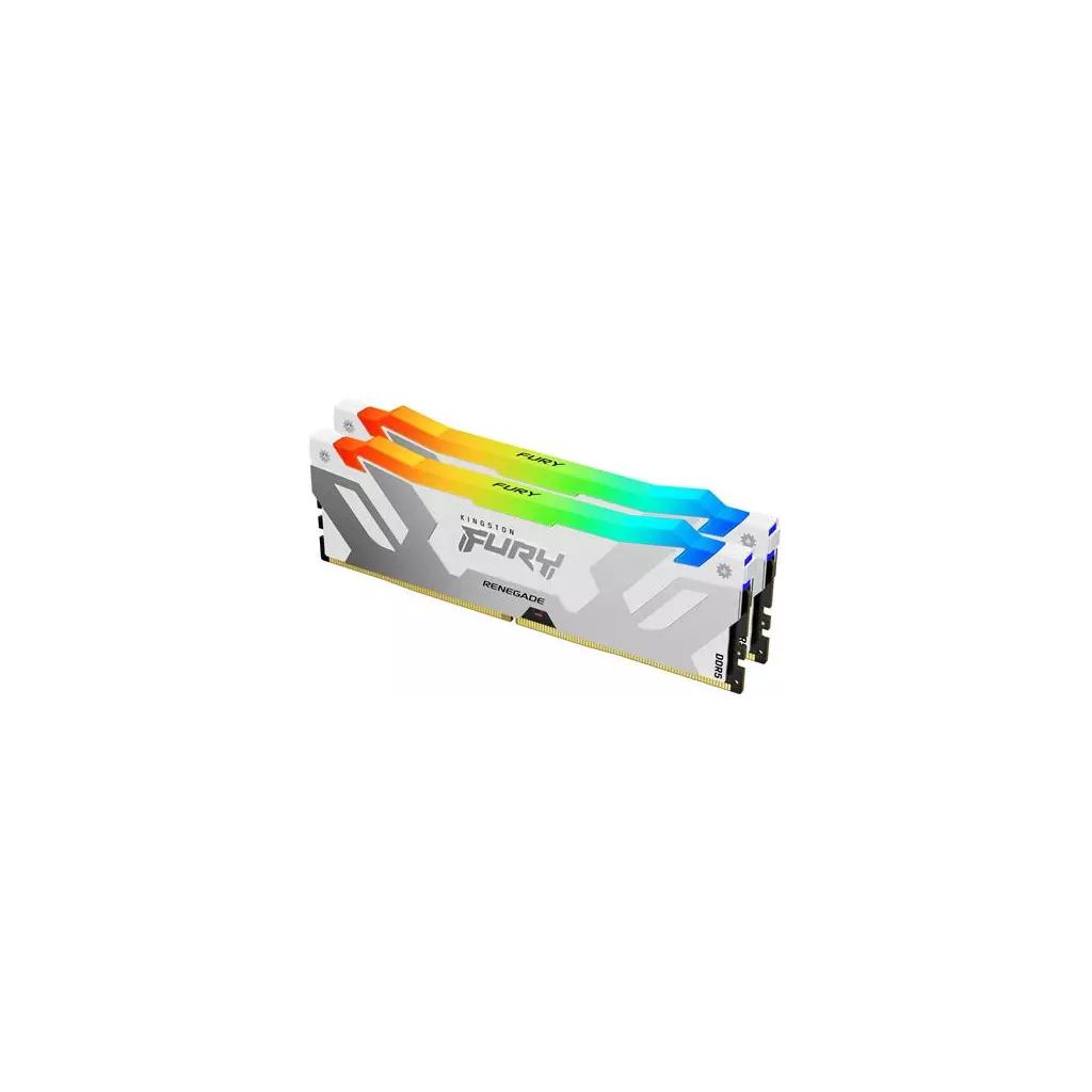 Obrázek produktu Kingston 32GB DDR5-6800MHz CL36 King. FR White RGB, 2x16GB