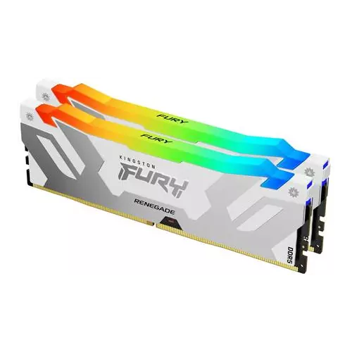 obrázek produktu Kingston 32GB DDR5-6800MHz CL36 King. FR White RGB, 2x16GB