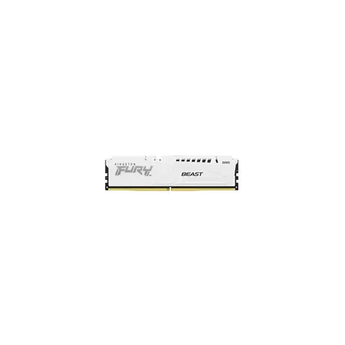 obrázek produktu Kingston FURY Beast White DDR5 32GB 6400MHz CL32 1x32GB White