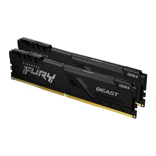 obrázek produktu Kingston FURY Beast Black - 32GB (2x16) DDR4, 3600MHz, CL18, DIMM