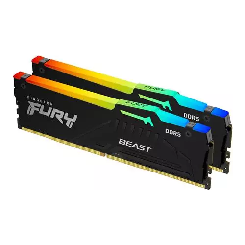 obrázek produktu Kingston Fury Beast RGB DIMM DDR5 16GB 5600MHz CL40  (Kit of 2) 