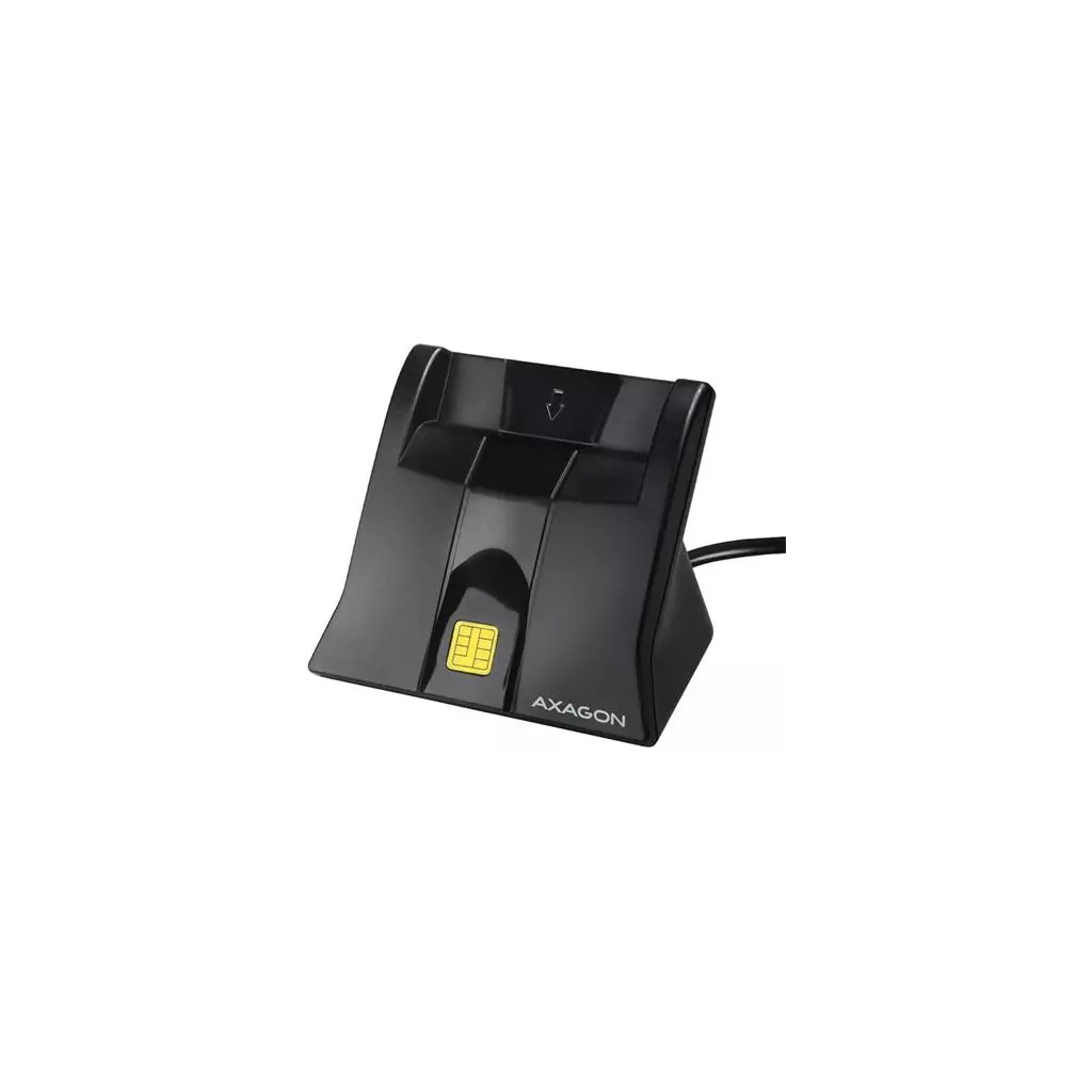 Obrázek produktu Axagon CRE-SM4N, USB-A StandReader čtečka kontaktních karet Smart card (eObčanka), kabel 1.3m
