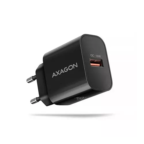 obrázek produktu Axagon ACU-QC18, nabíječka do sítě 18W, 1x port USB-A, QC3.0/AFC/Apple, černá 