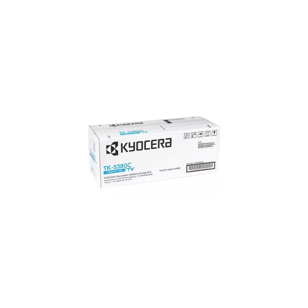 Obrázek produktu Kyocera toner TK-5380C cyan na 10 000 A4 stran, pro PA4000cx, MA4000cix cifx