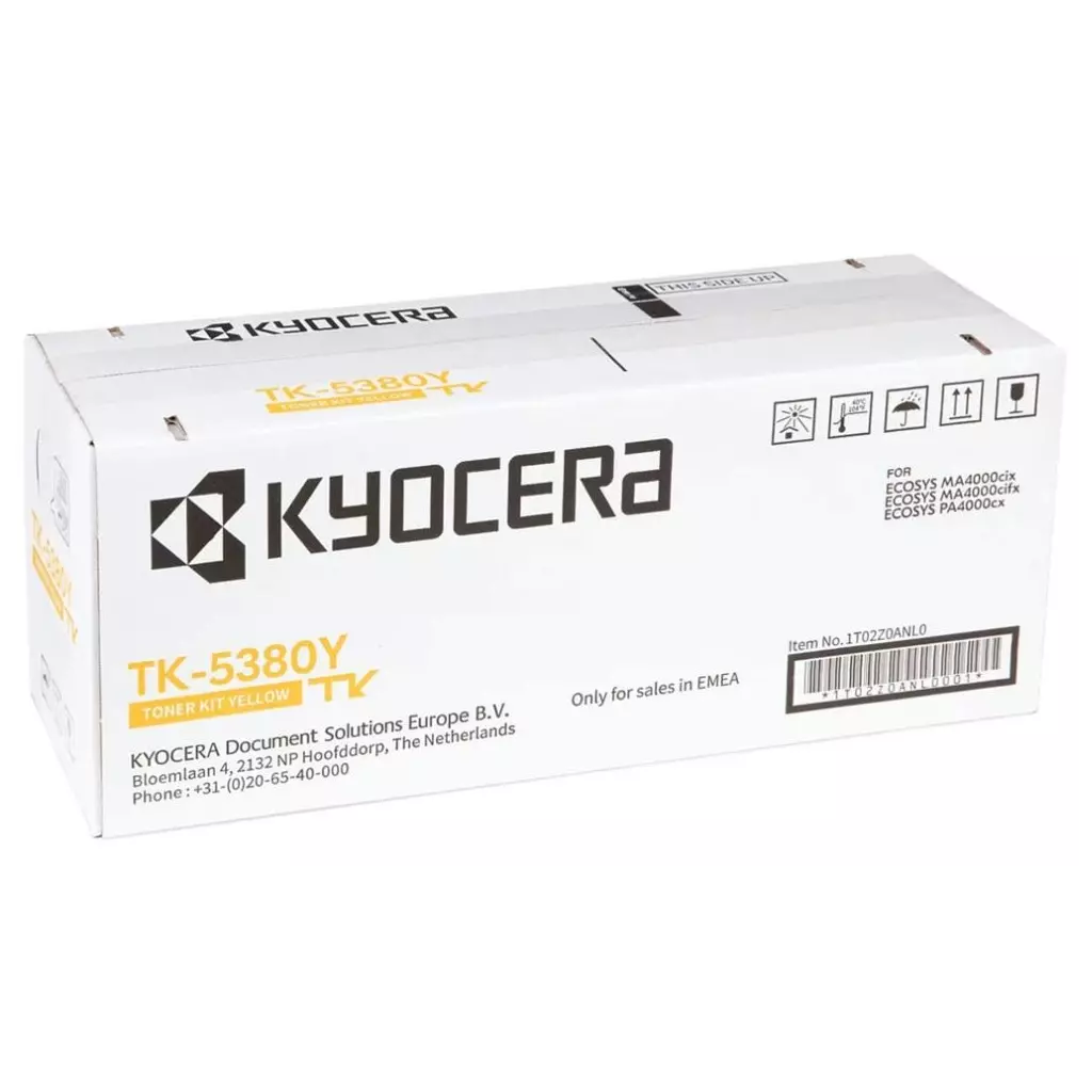 Obrázek produktu Kyocera toner TK-5380Y yellow na 10 000 A4 stran, pro PA4000cx, MA4000cix cifx
