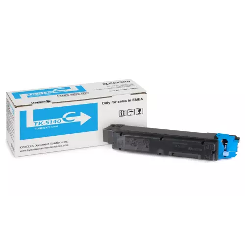 obrázek produktu Kyocera toner TK-5140C, P6130cdn, M6030cdn, 6530cdn, 5000 stran, azurový