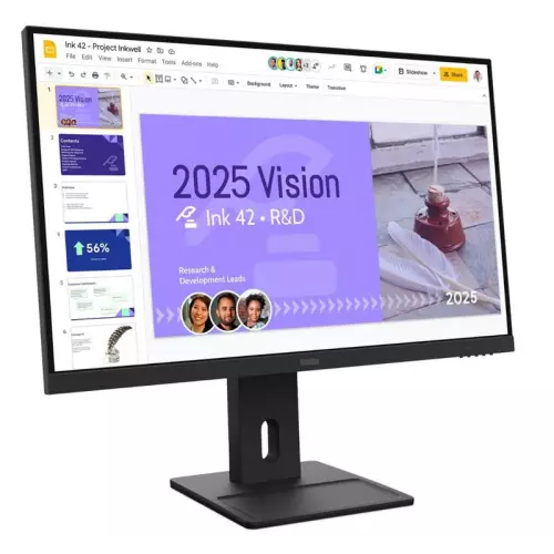 obrázek produktu Lenovo E27q-40 27" FHD IPS 16:9 2560x1440 6ms 350cd m2 1500:1 2xHDMI DP Repro Pivot VESA černá