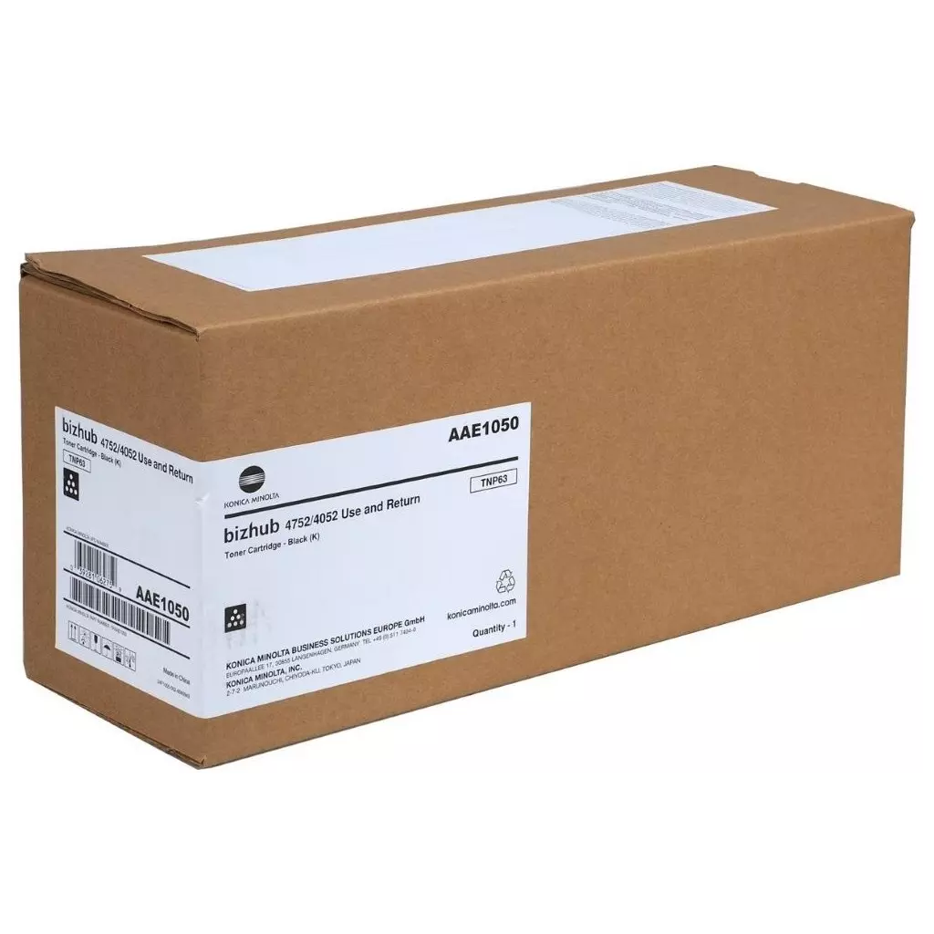 Obrázek produktu Konica Minolta Toner TNP 63 black, bizhub 4052