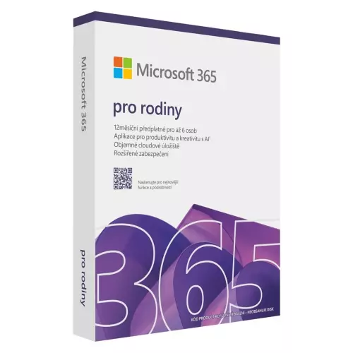 obrázek produktu Microsoft 365 Family P10 Mac/Win, 1 Rok, CZ