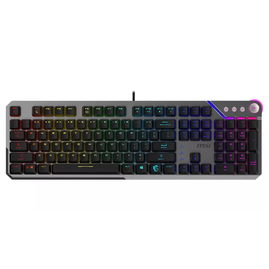 Obrázek produktu MSI herní klávesnice STRIKE 600 Silent drátová mechanická RGB podsvícení USB CZ+SK layout